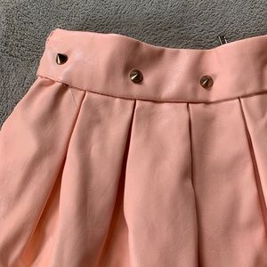women's pleather skirt